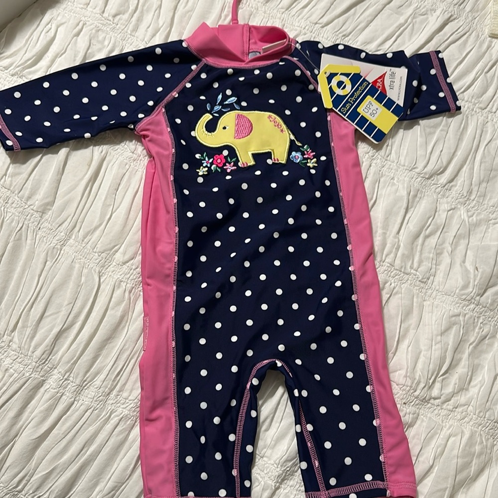 Jojo Maman Bebe Swim Suit, 6-12 months, NWT